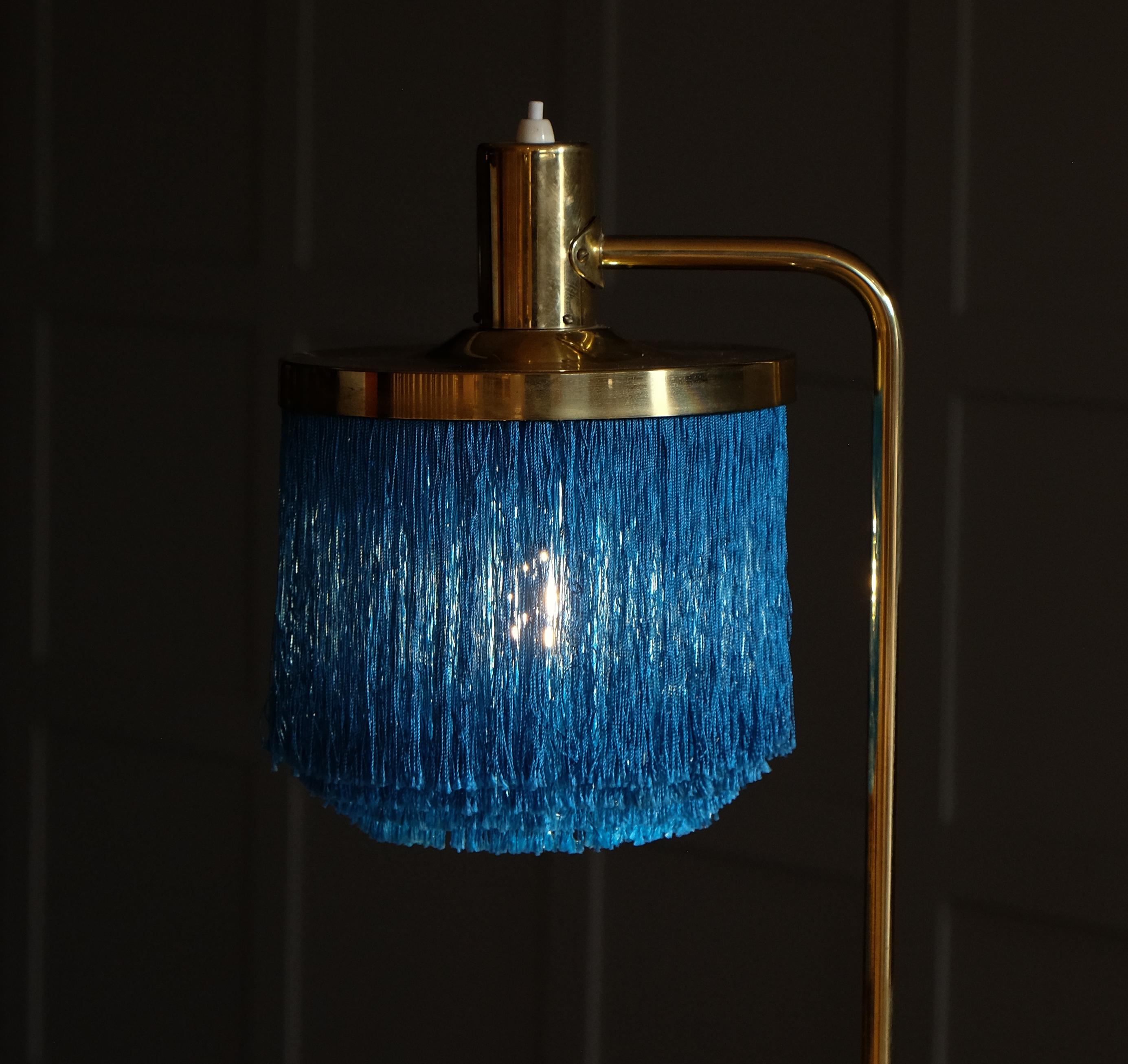 Blue Hans-Agne Jakobsson Floor Lamp Model G-109, 1960s For Sale 1