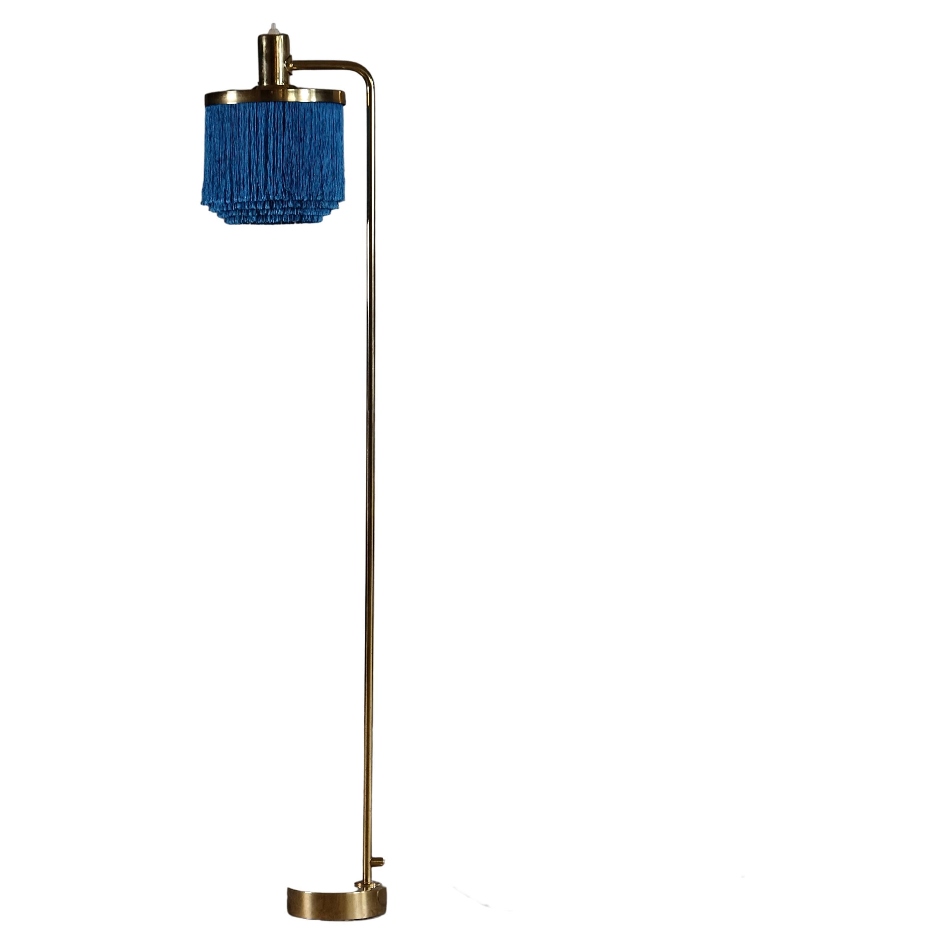 Blue Hans-Agne Jakobsson Floor Lamp Model G-109, 1960s For Sale