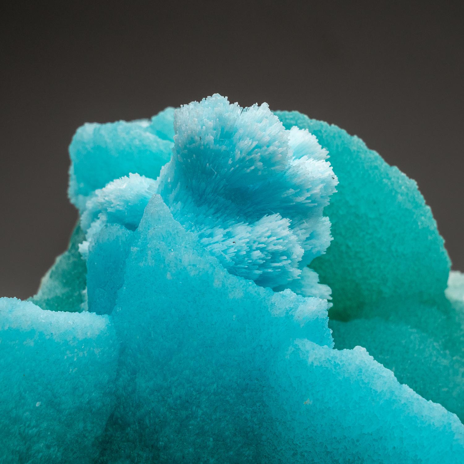 Cristal Hemimorphite bleue de la mine de Dulong, Maguan, Yunnan, Chine (5 livres) en vente