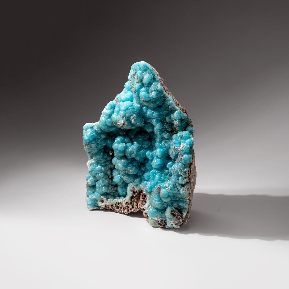 Contemporary Blue Hemimorphite from Kimbedi, Republic of Congo For Sale