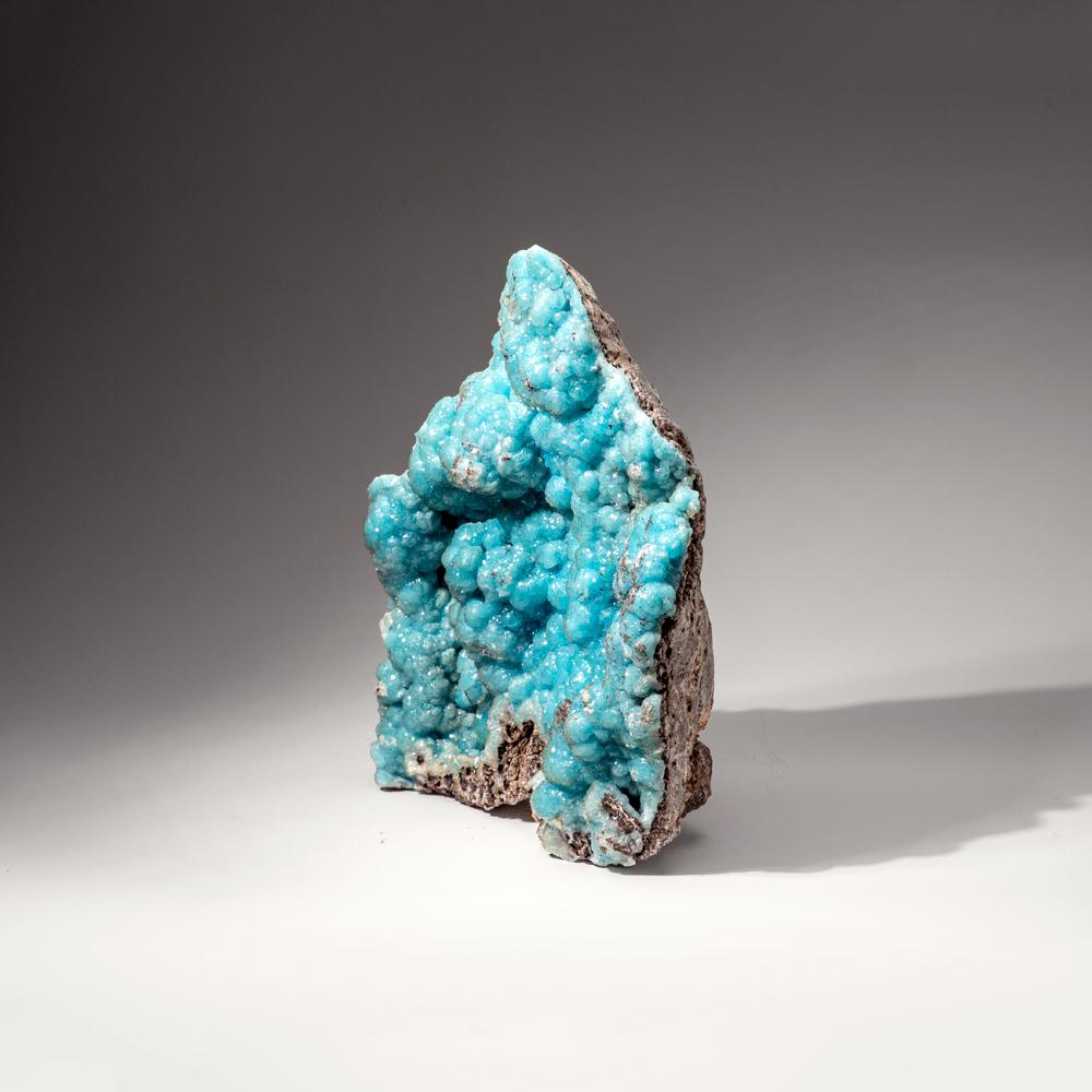 Malachite Blue Hemimorphite from Kimbedi, Republic of Congo For Sale