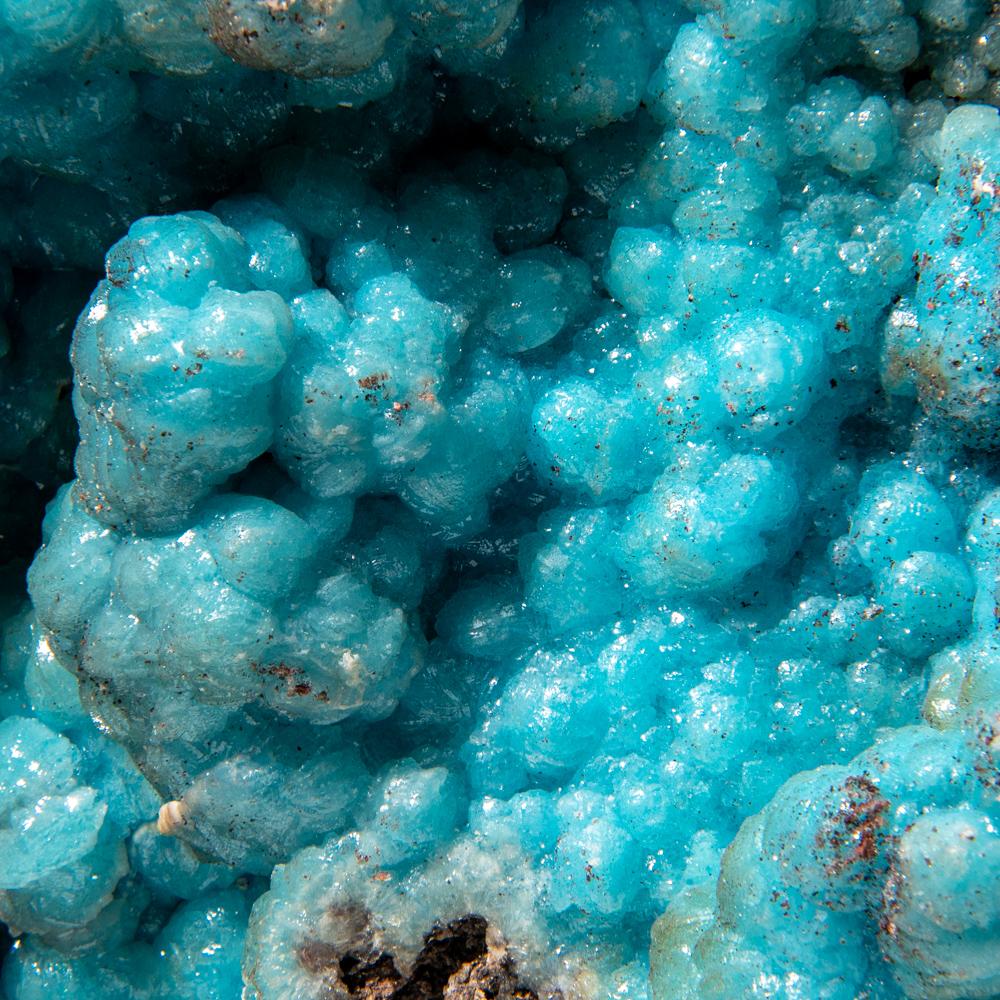 Blue Hemimorphite from Kimbedi, Republic of Congo For Sale 1
