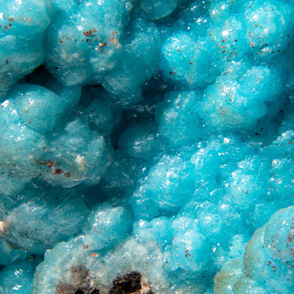 Blue Hemimorphite from Kimbedi, Republic of Congo For Sale 2
