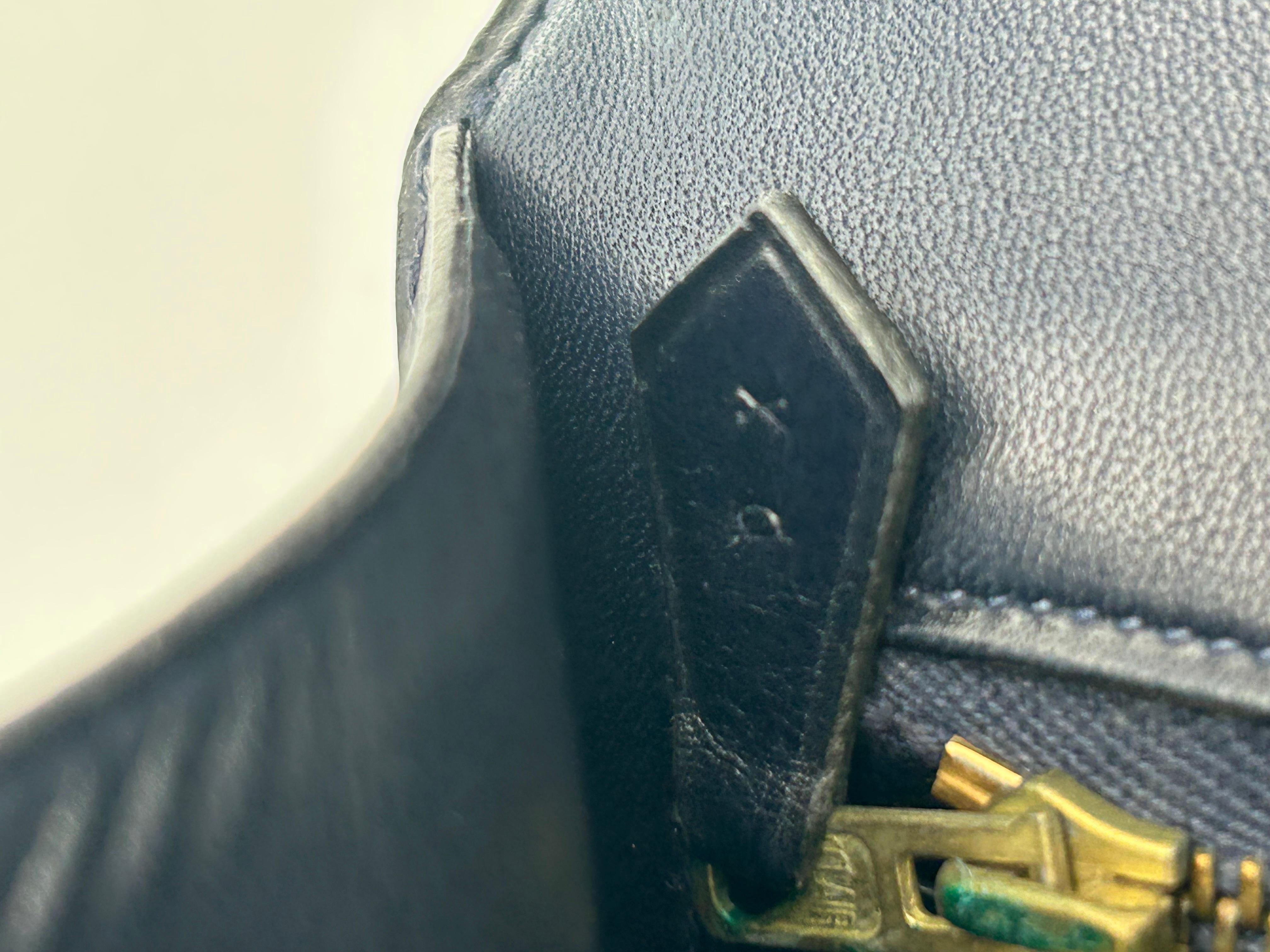 Bleu Hermes Constance 24cm Gold Tone Hardware 2016 en vente 6