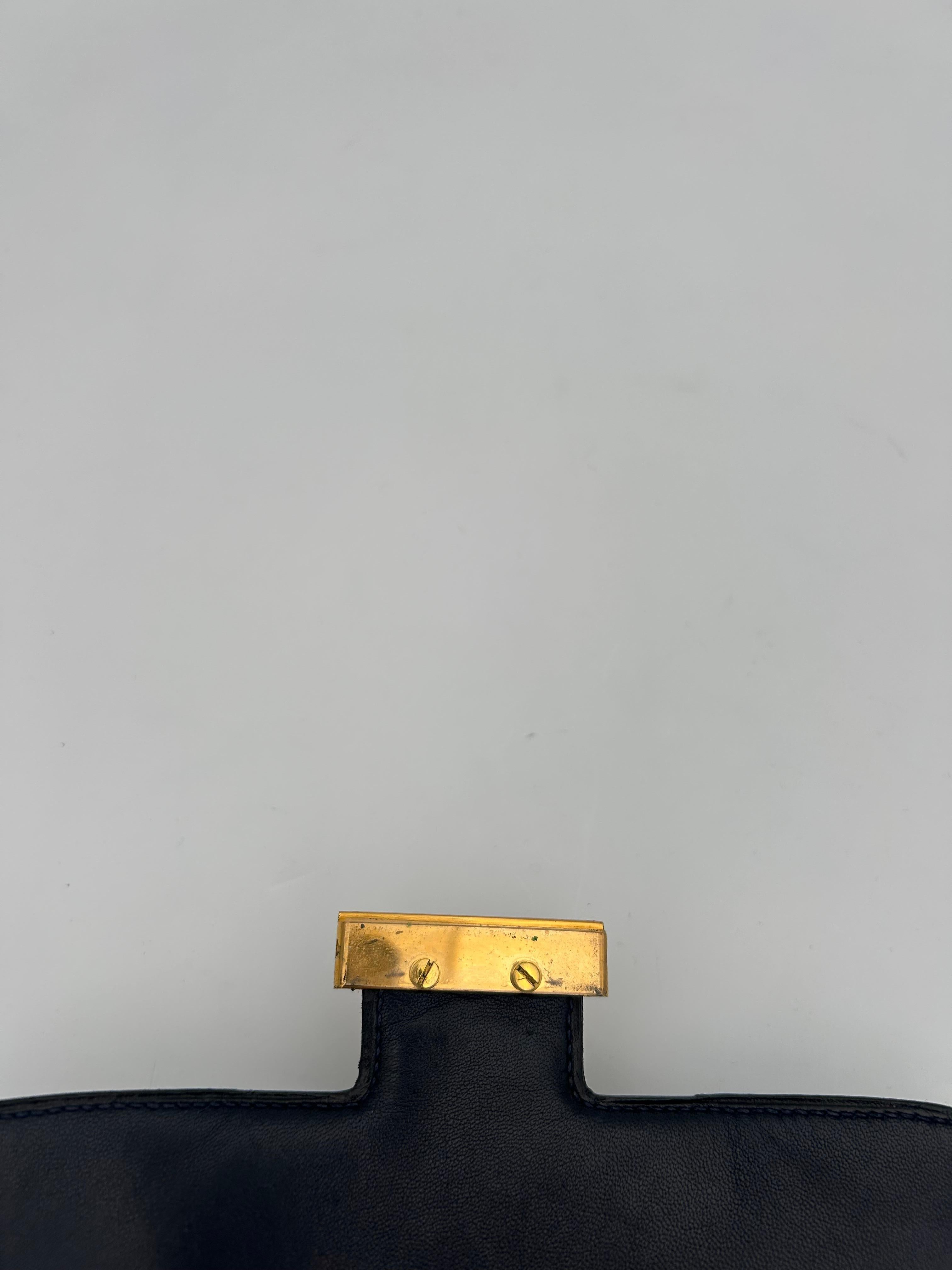 Bleu Hermes Constance 24cm Gold Tone Hardware 2016 en vente 3
