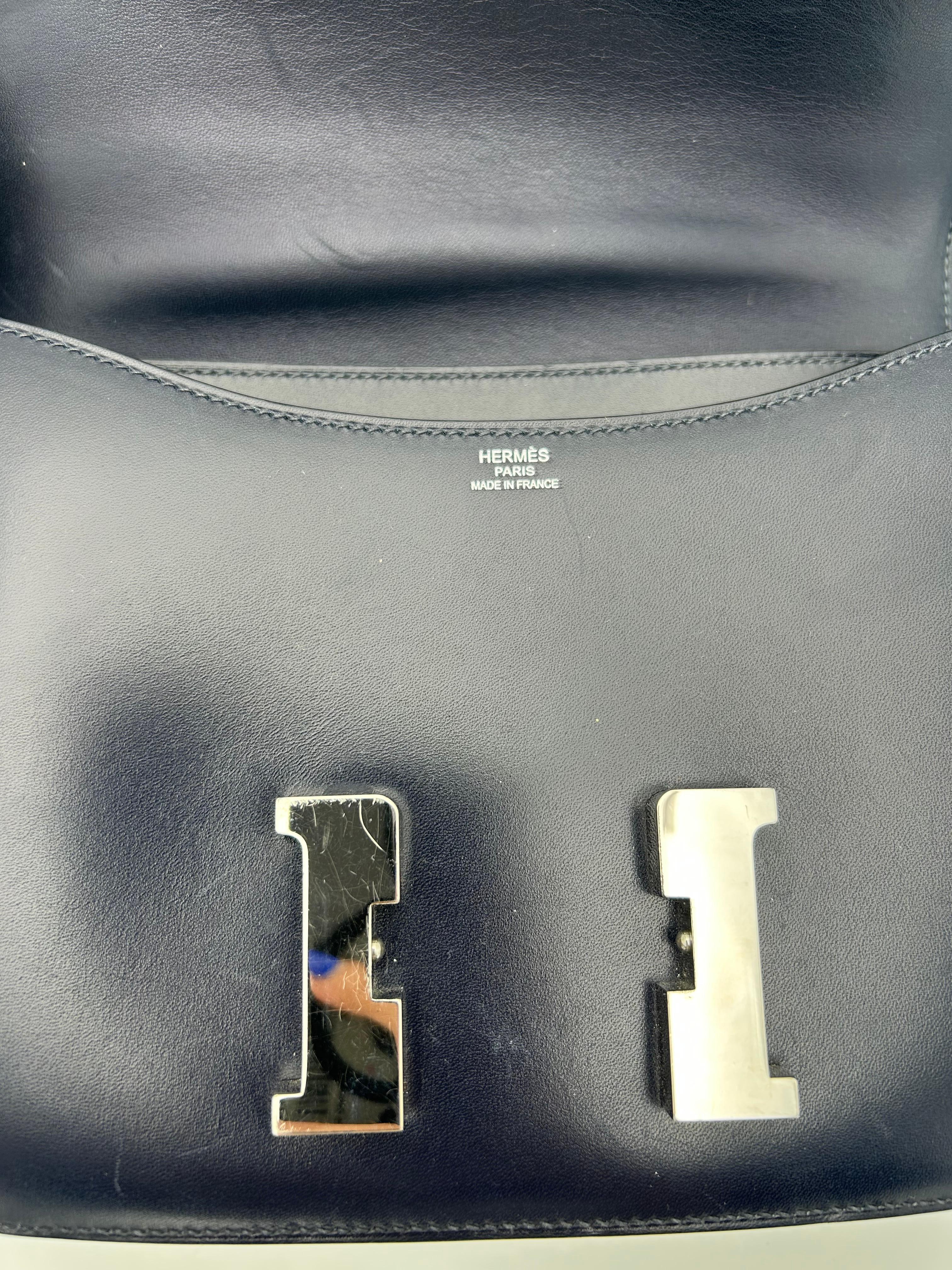 Hermes Constance blu in vendita 1