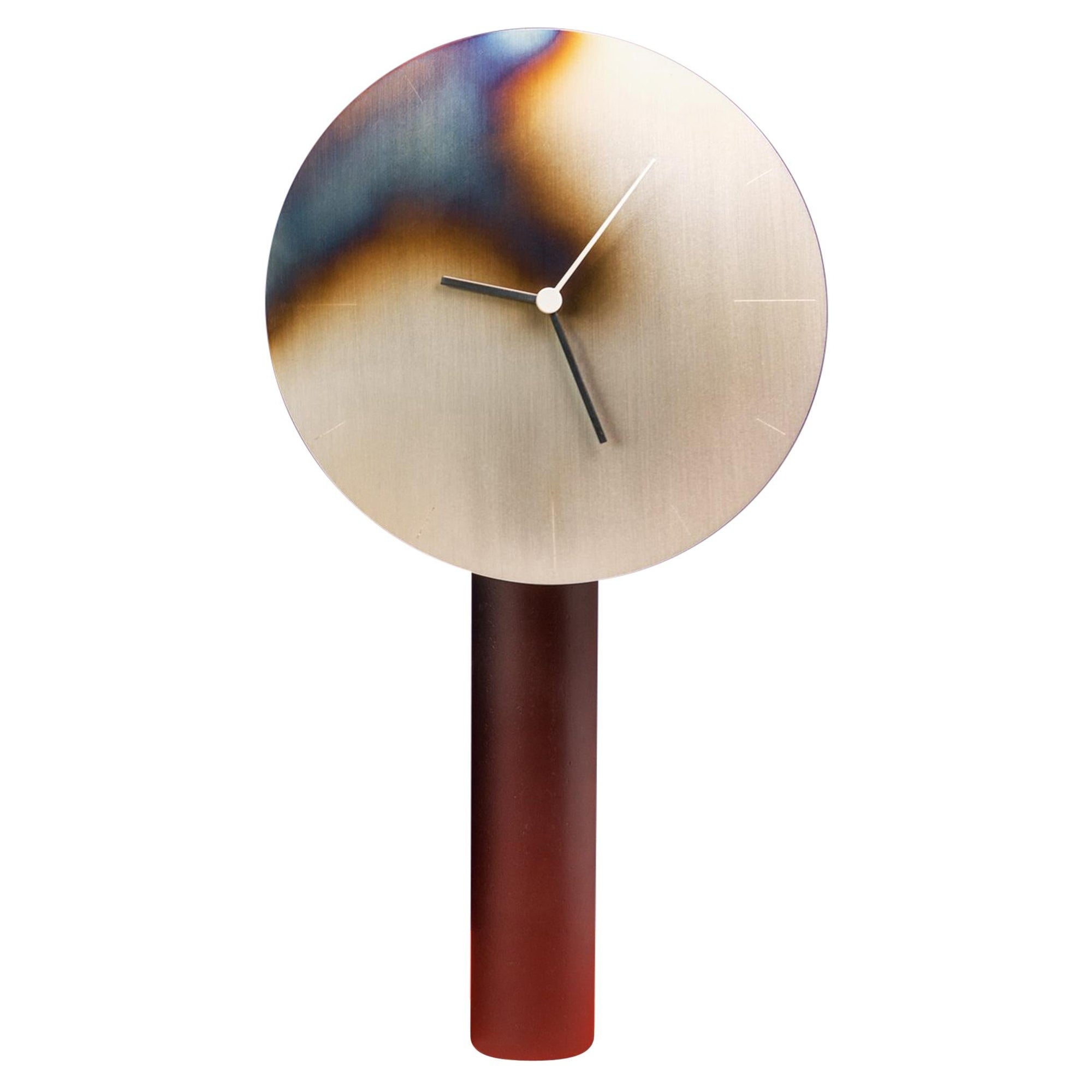 Blue Hour Table Clock Signed by Adam Ruiz & Cyril Fuchs