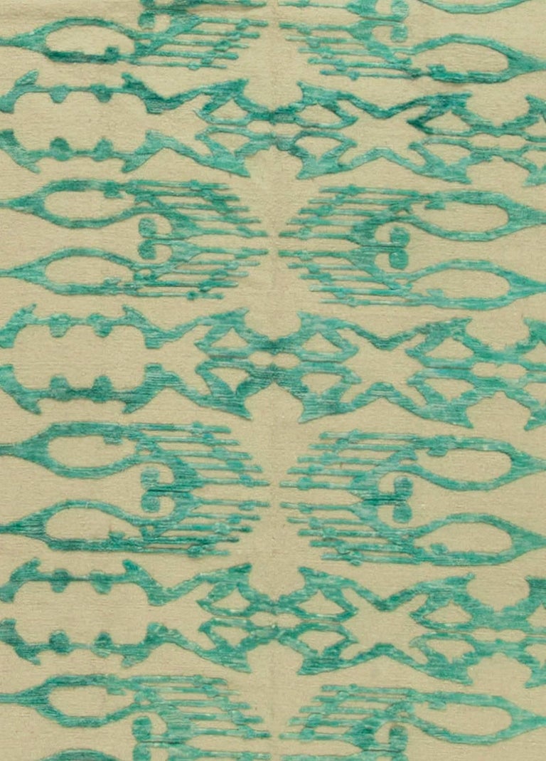Blue Ikat Rug For Sale at 1stdibs
