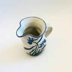 Brocca in ceramica di Blue Iris Studio, firmata Steinman
