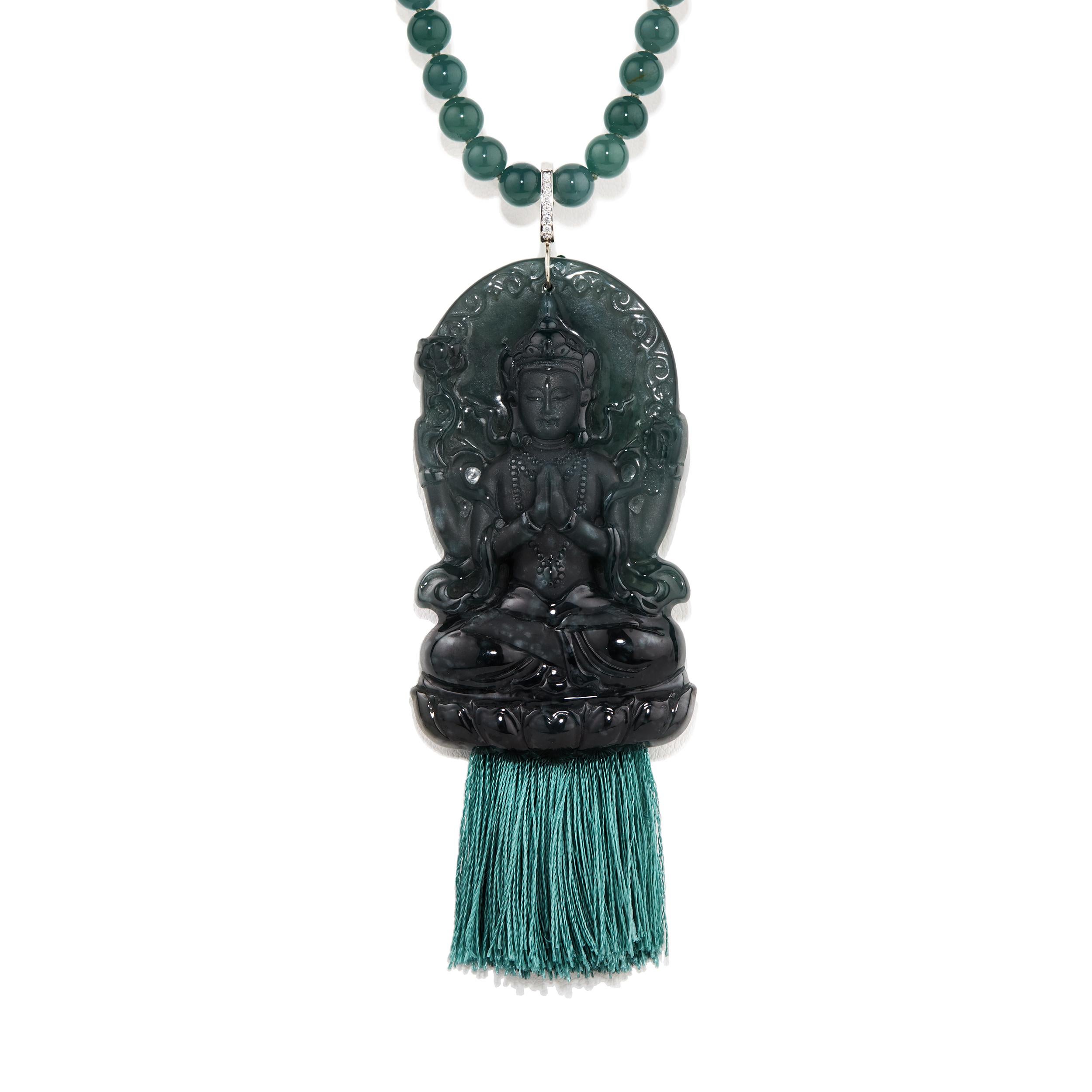 The only place you will find Fine Jewelry Mala Necklaces, used for prayer and meditation practices. Some people even call them Yoga Necklaces to connote a lifestyle of intentional living. Kiersten Elizabeth uses all gemstone materials and