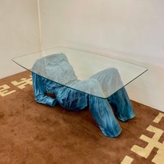 Blue Jeans Pop-Art Coffee Table, 1980s