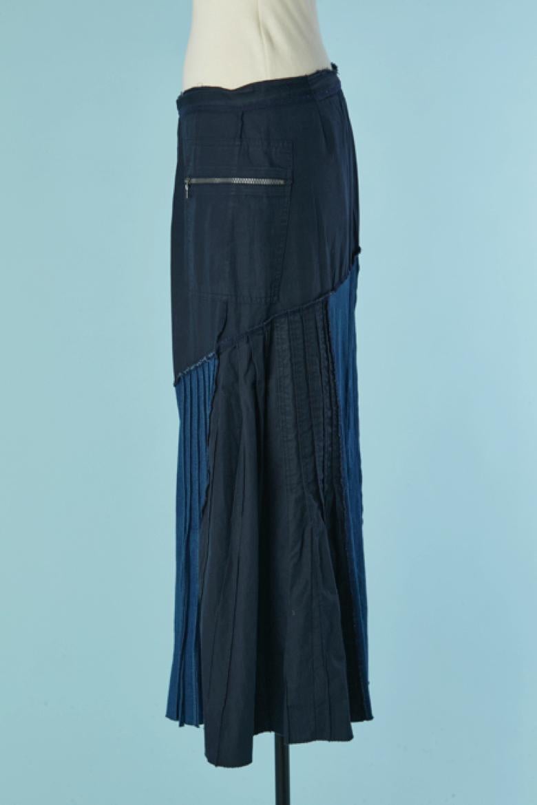 De las mujeres Falda azul de punto y algodón MARITHÉ FRANCOIS GIRBAUD en venta