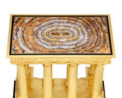 Blue John and Giltwood Neoclassical Table