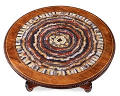 Blue John and Rosewood Table Attributed to Gillows