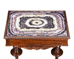 Blue John and Rosewood Table Attributed to Gillows