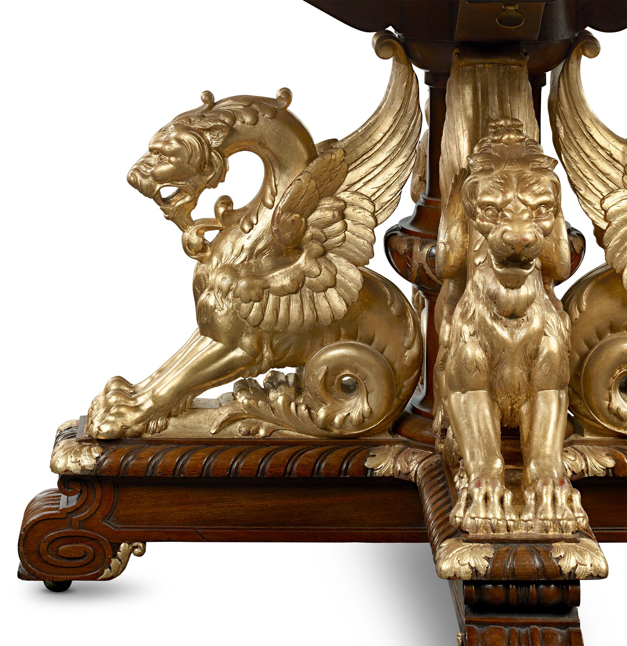 English Blue John Table For Sale