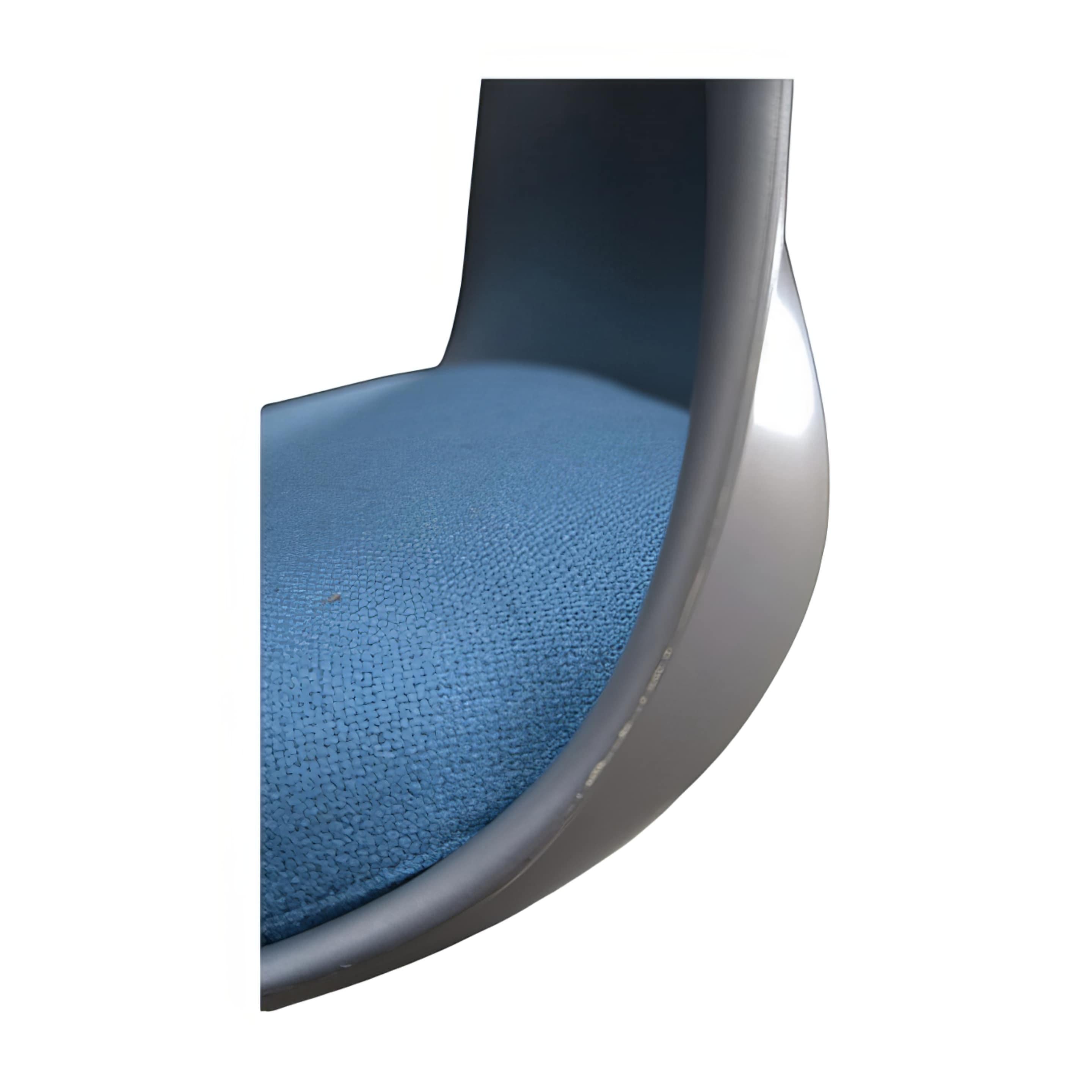 Sedie Knoll Tulip blu di Saarinen, set di due sedie in vendita 1
