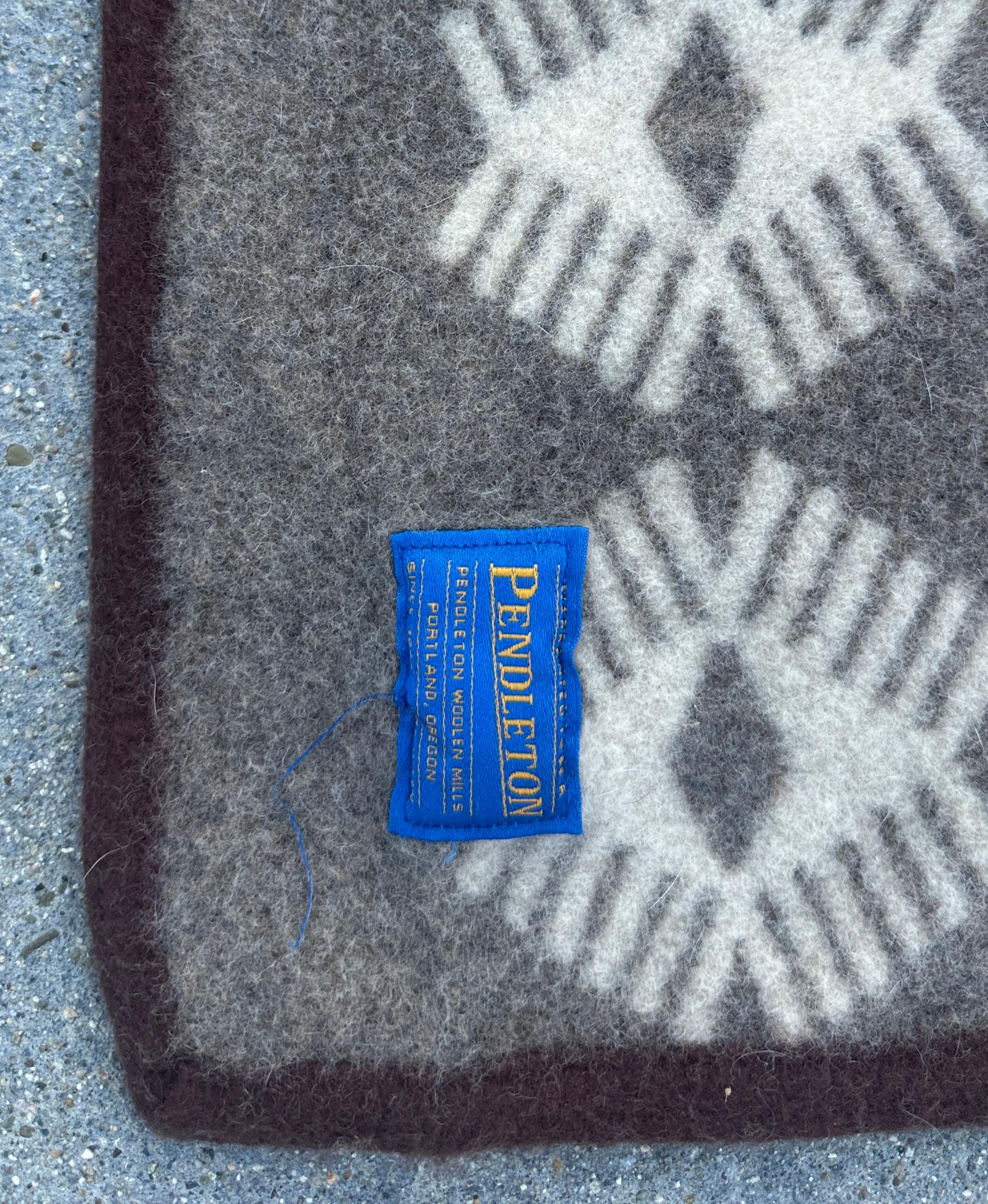 American Blue Label Pendleton Blanket For Sale