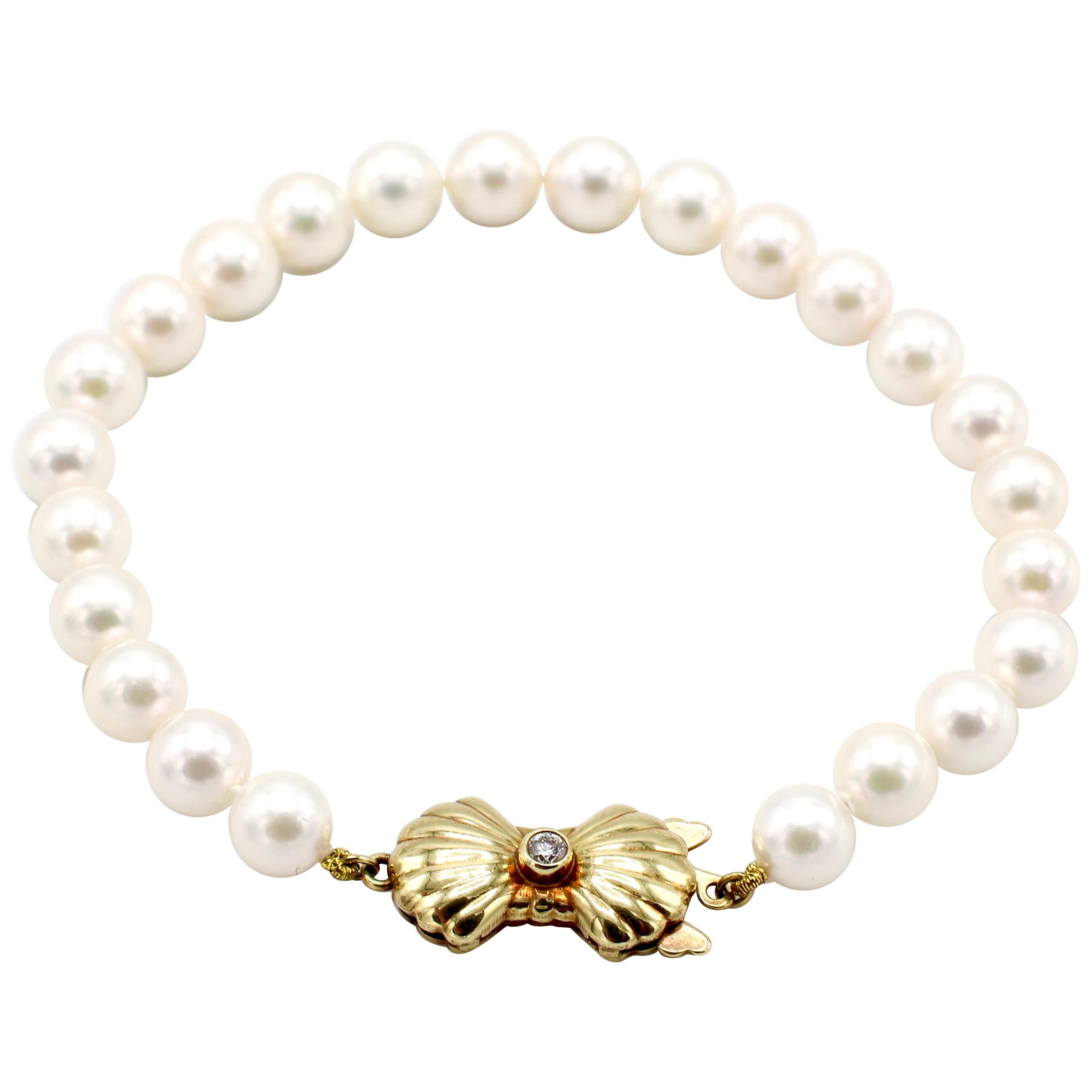 Lot 269: 2 Blue Lagoon Pearl Bracelets by Mikimoto | Case Auctions