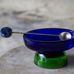 Crystal Blue Lake Salt Cellar by Natalia Criado