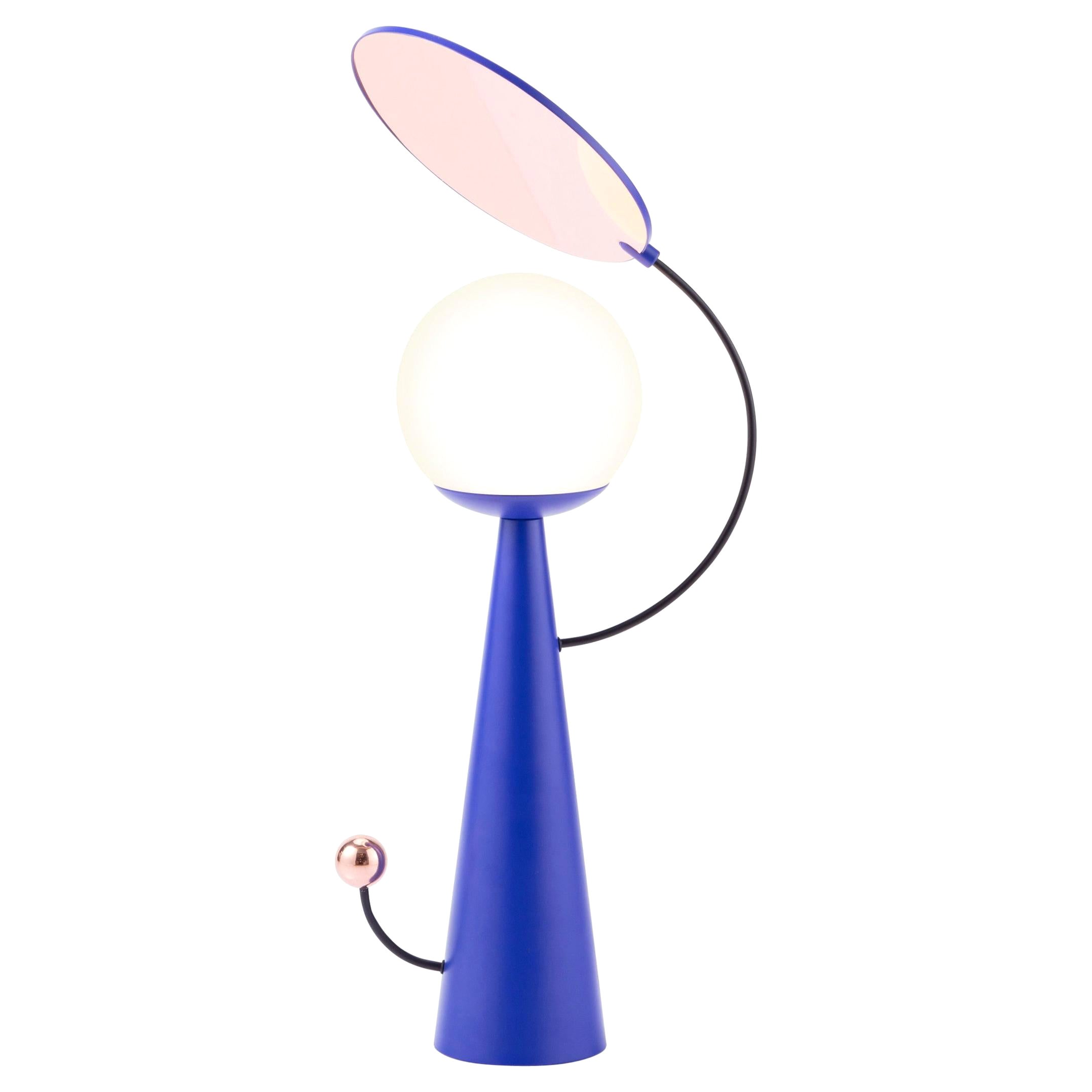 Lampe bleue de Thomas Dariel en vente