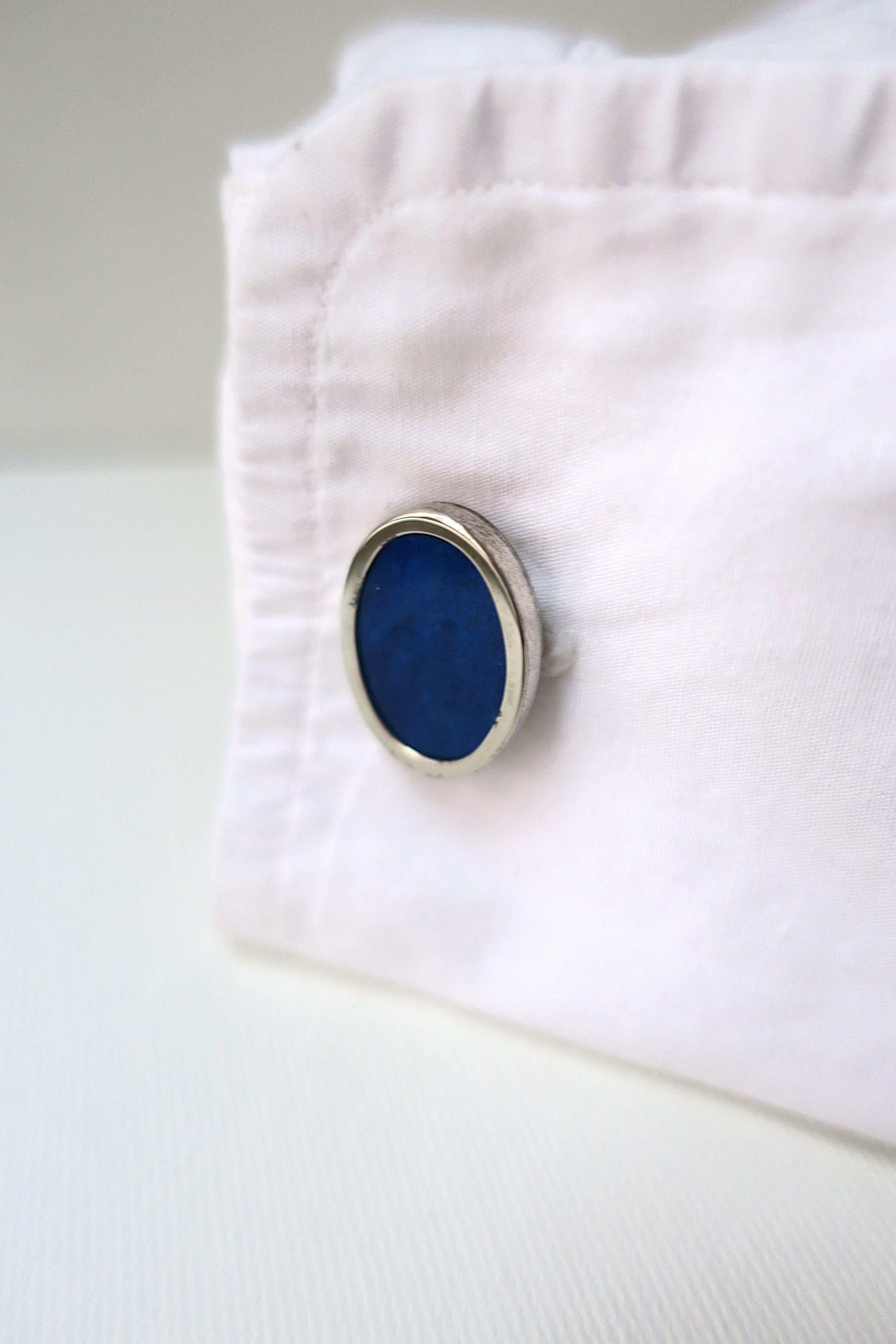 Gemelli in Lapis Blu In condizioni buone in vendita a New York, NY