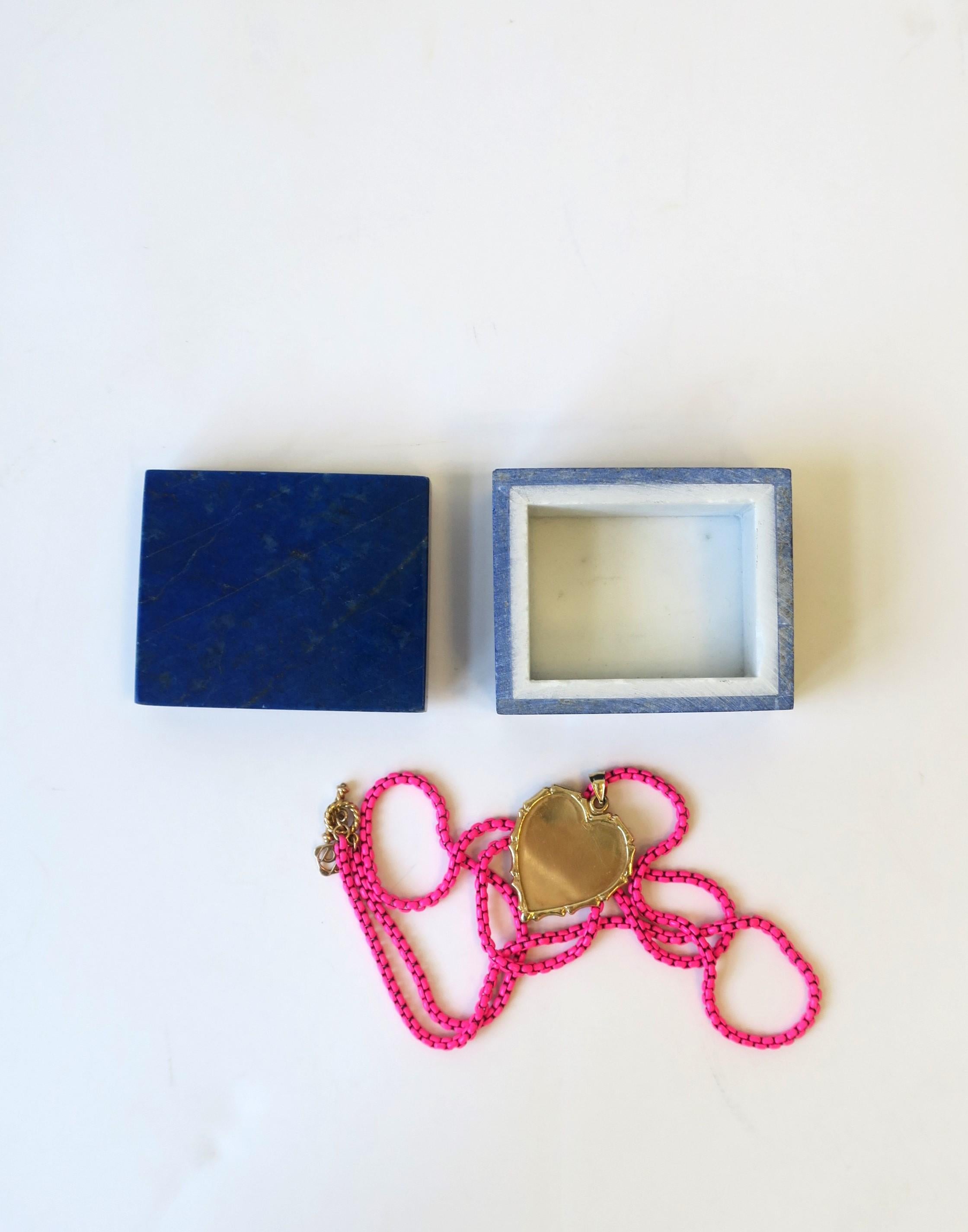 Blue Lapis Lazuli Jewelry Box 6