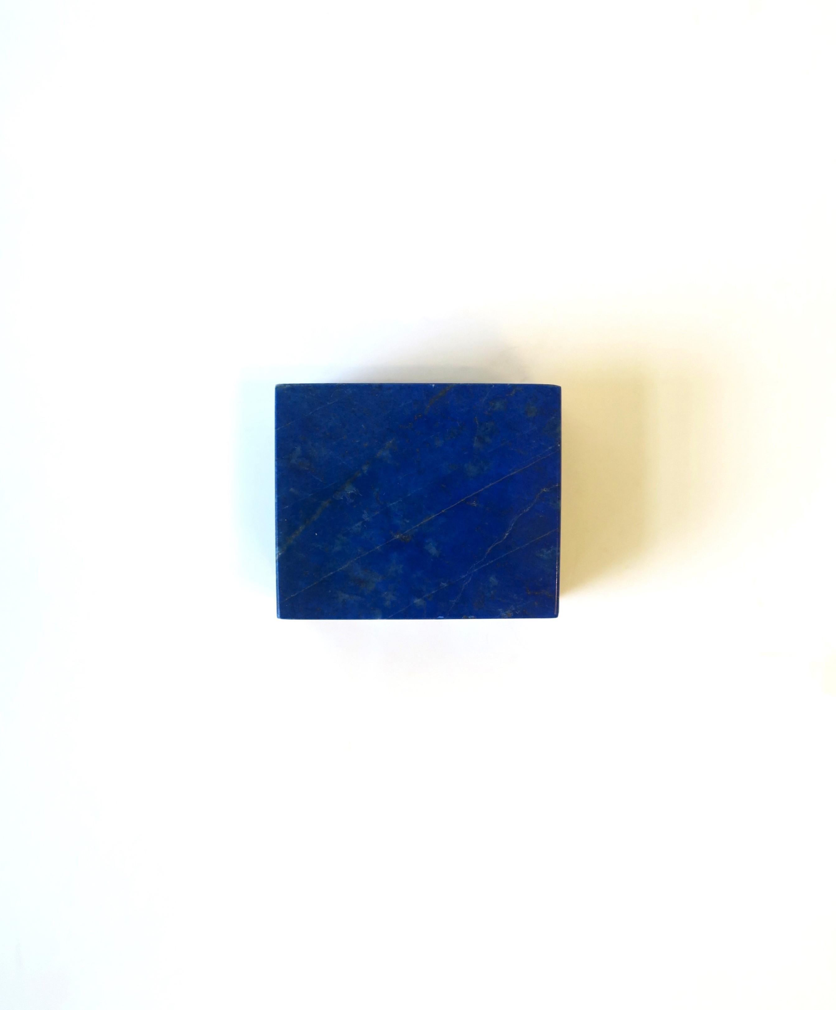 Blue Lapis Lazuli Jewelry Box 8