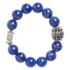 Blue Lapis Sterling Silver Biru Bracelet
