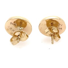 Blue Lapis Stud Earrings