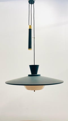 Colgante lacado azul - 1970