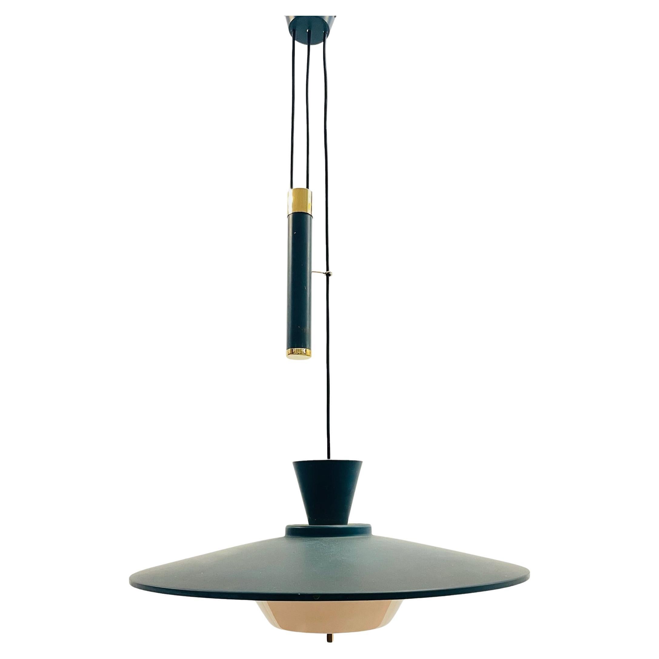 Blue laquered pendant - 1970