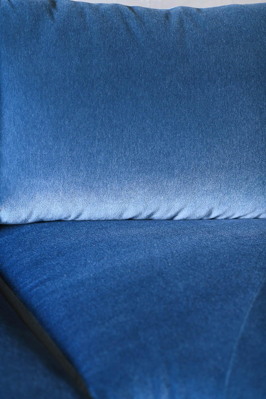 Canapé modulaire bleu LB en vente 2