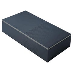 Blue Leather-Covered Box