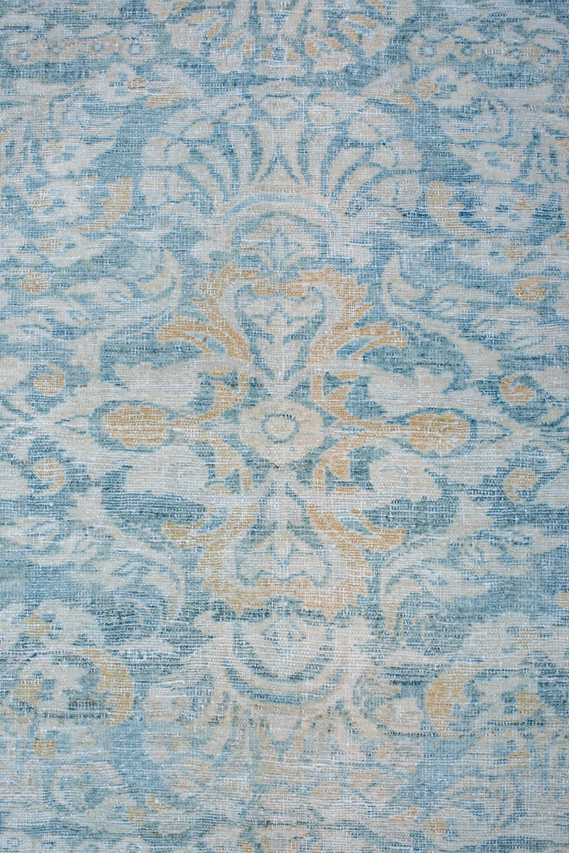 Hand-Knotted Blue Lillian Rug Circa 1925