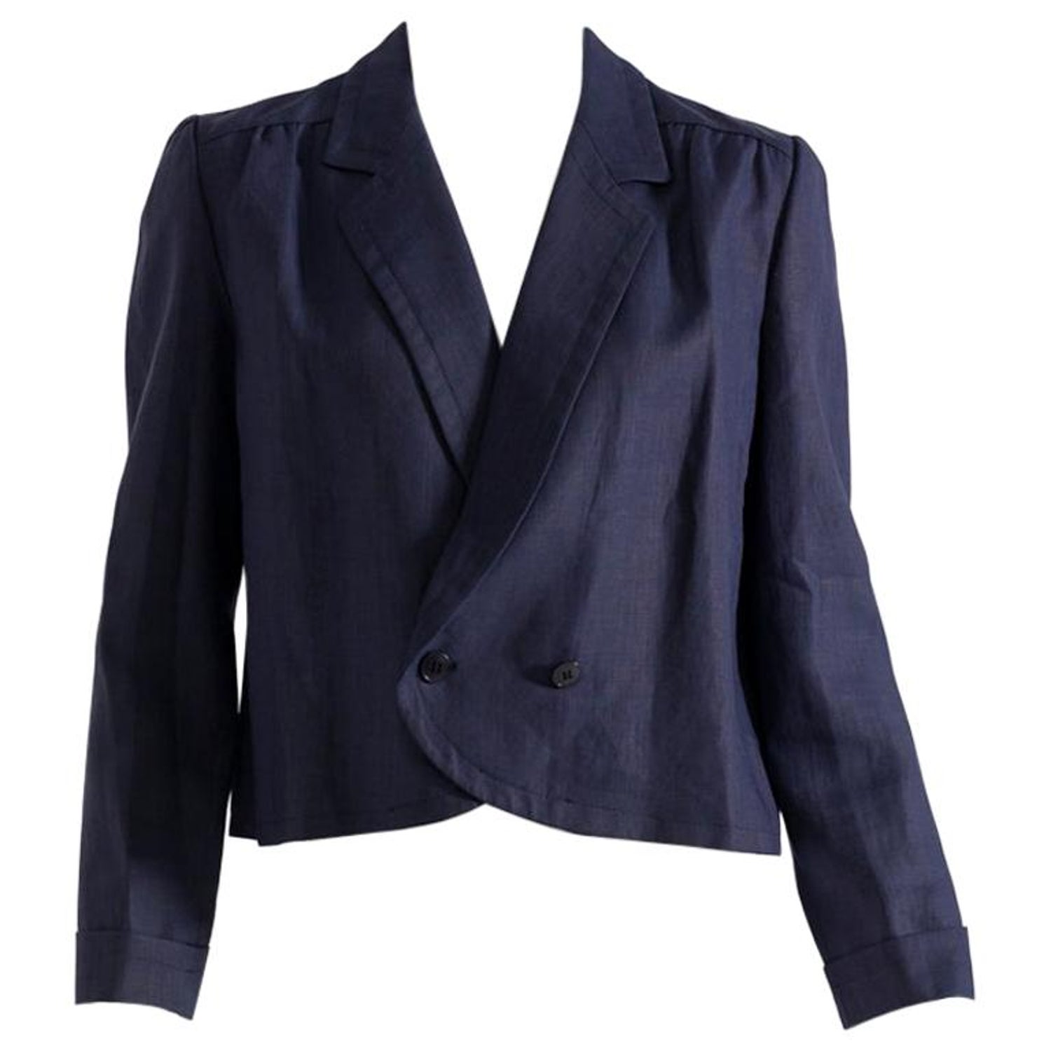 Blue Linen Blazer for Women by Valentino Miss V, Made in Italy For Sale at  1stDibs | v made in italy leather jacket, blue linen blazer womens,  valentino miss v blazer