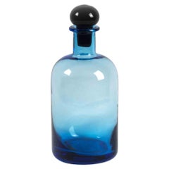 Blue Little Glass Bottle, 1970s