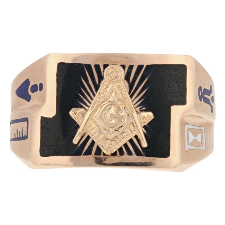 Mystery and Virtue Rare Masonic Knights Templar Ring at 1stDibs