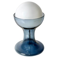 Blue LT 215 Murano Glass Table Lamp by Carlo Nason for AV Mazzega Italy 1960s