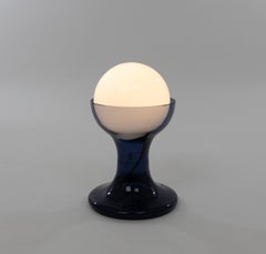Blue LT 215 Table Lamp by Carlo Nason for A.V. Mazzega, 1960s