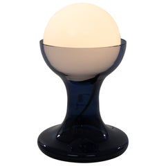 Blue LT 215 Table Lamp by Carlo Nason for A.V. Mazzega, 1960s