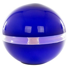 Blue LT 231 Table Lamp by Carlo Nason for A.V. Mazzega, 1970s
