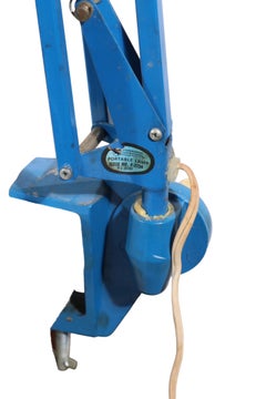 Blue Luxo Angle Poise Architects Task Work Lamp Made in Denmark