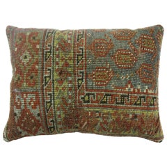 Blue Malayer Paisley Rug Pillow