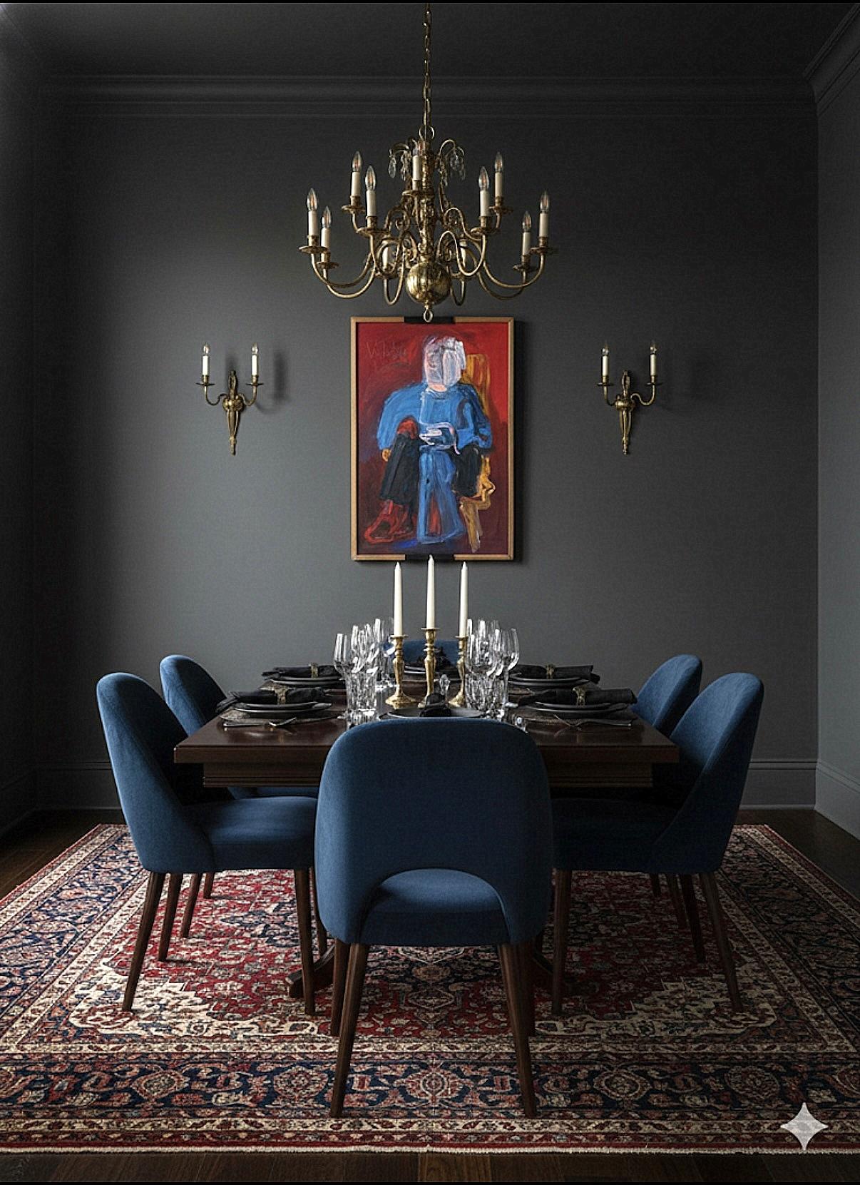 Blue Man by Virginia Cohn Parkum (1943-2025) im Angebot 6