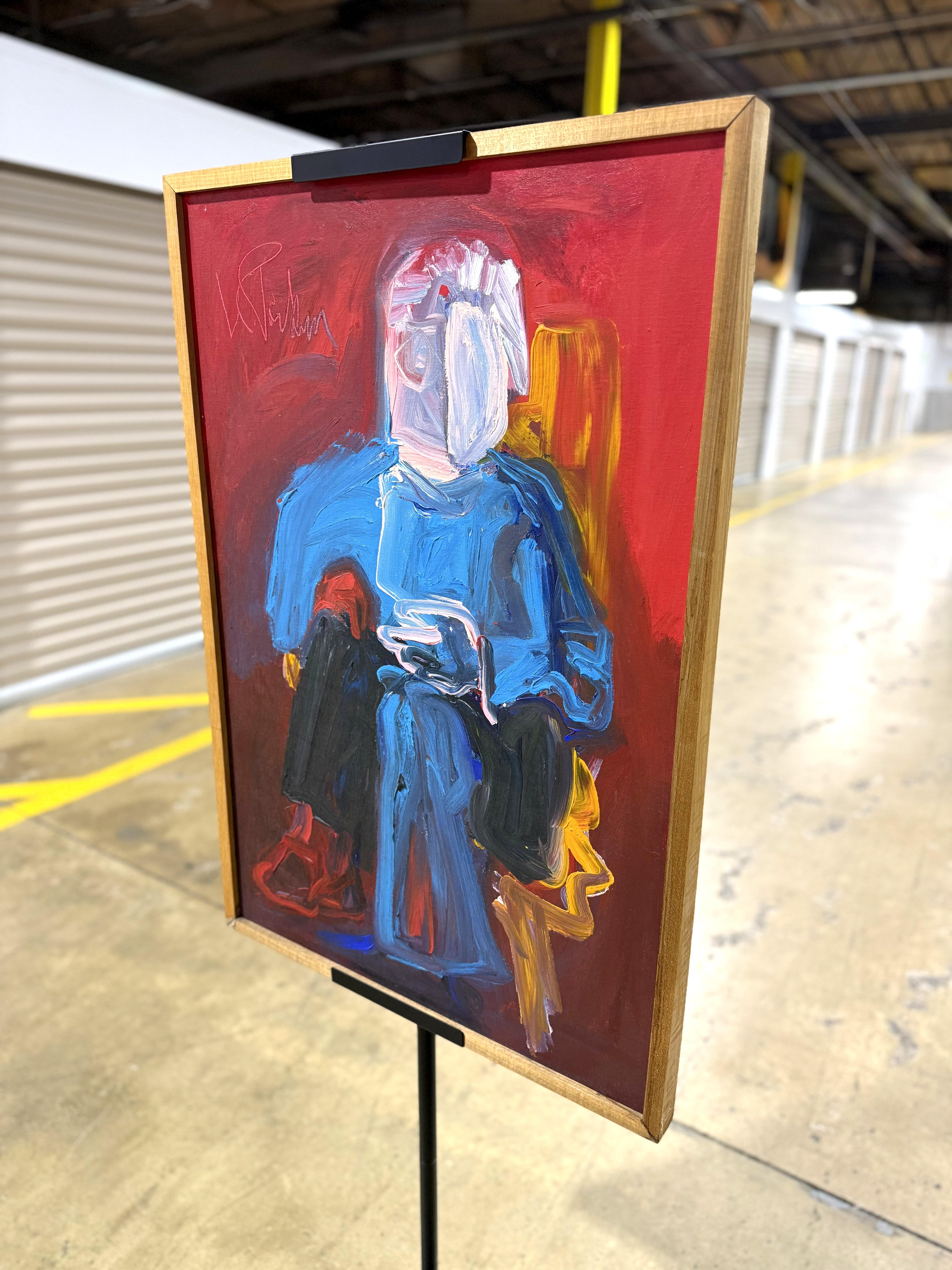 Blue Man by Virginia Cohn Parkum (1943-2025) (amerikanisch) im Angebot