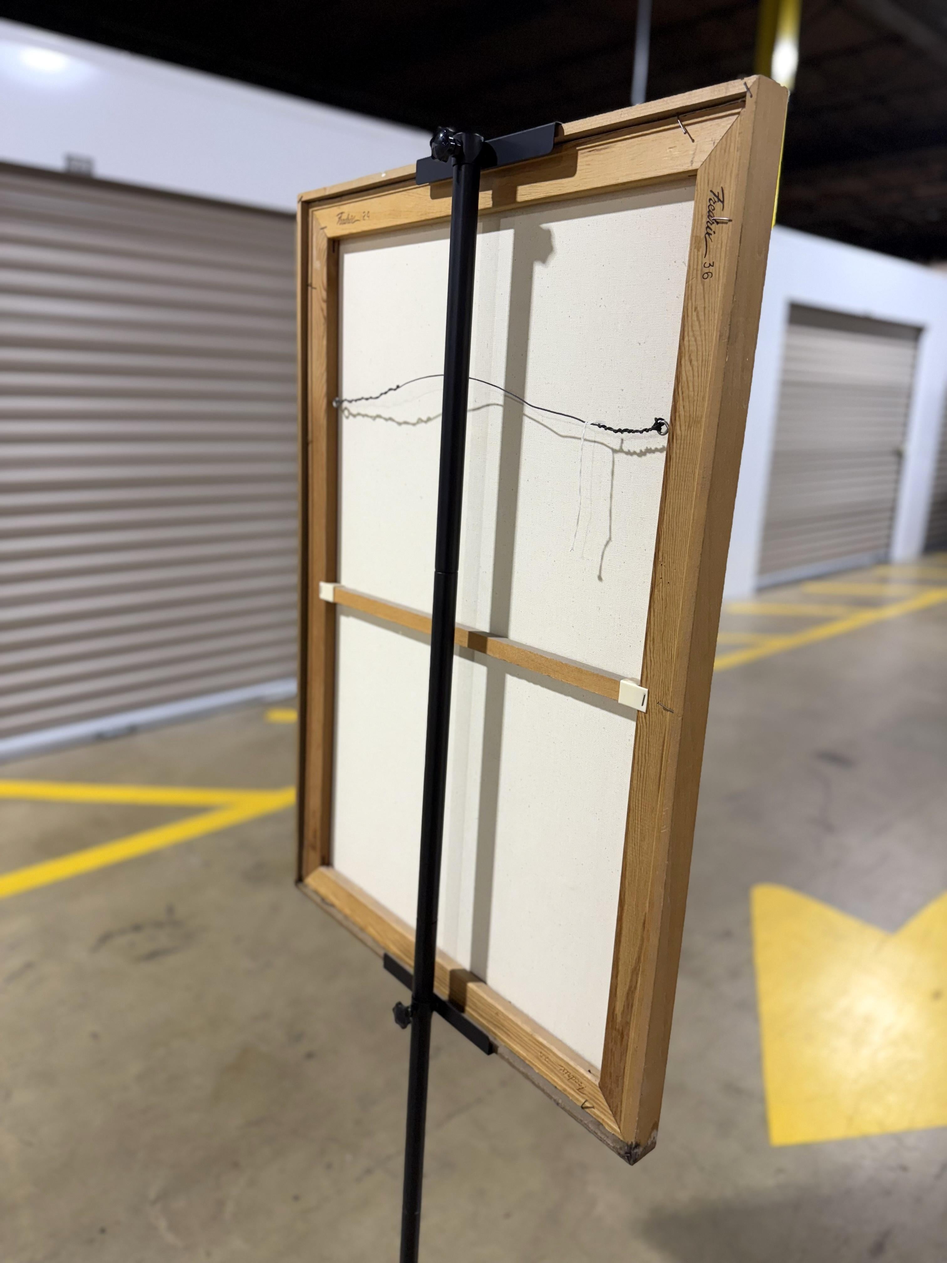 Blue Man by Virginia Cohn Parkum (1943-2025) (Acryl) im Angebot