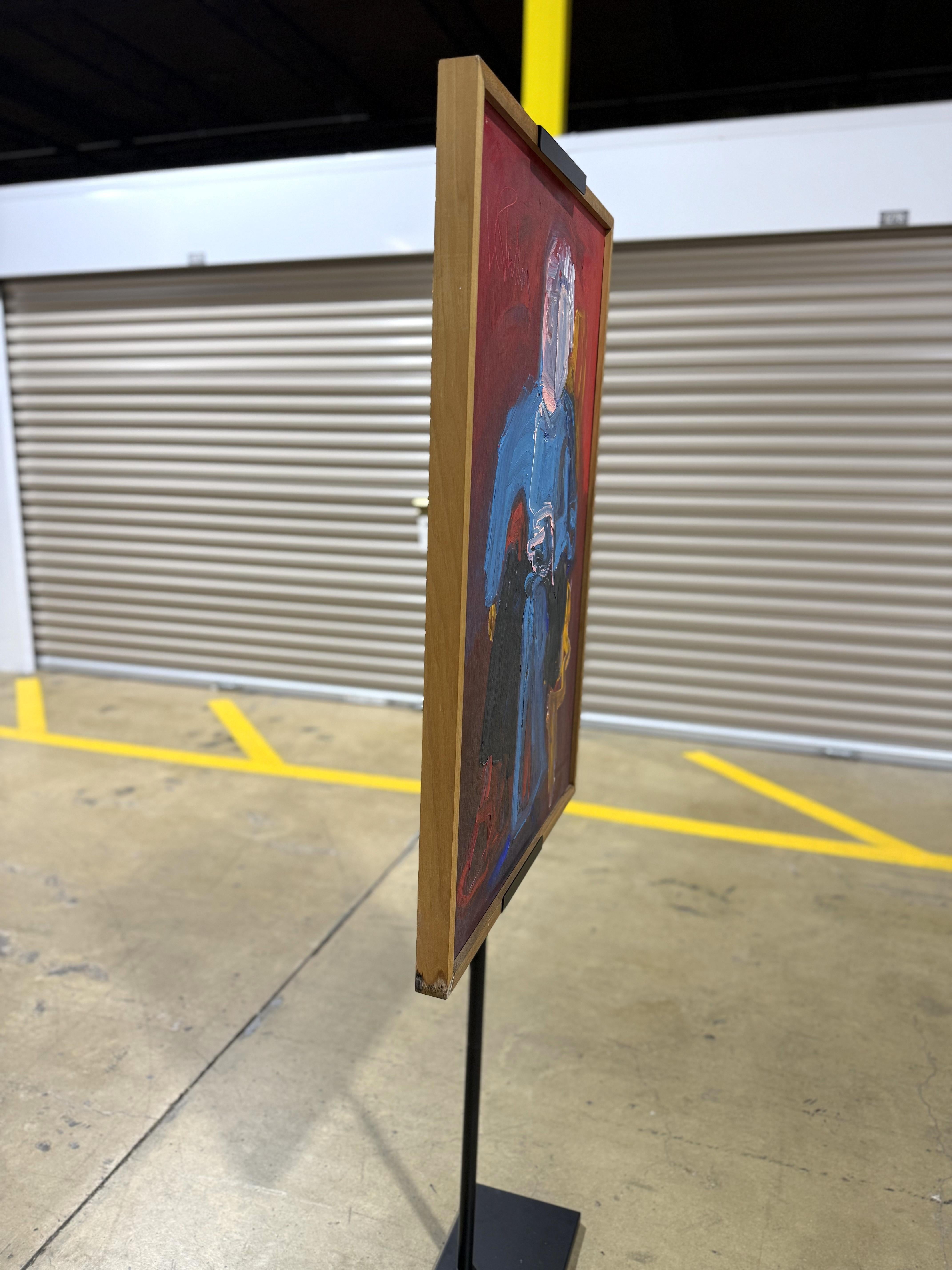 Blue Man by Virginia Cohn Parkum (1943-2025) im Angebot 1