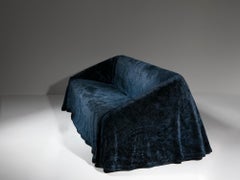Blue "Mantilla" Sofa by Kazuide Takahama for Simon Gavina, Italy, 1974