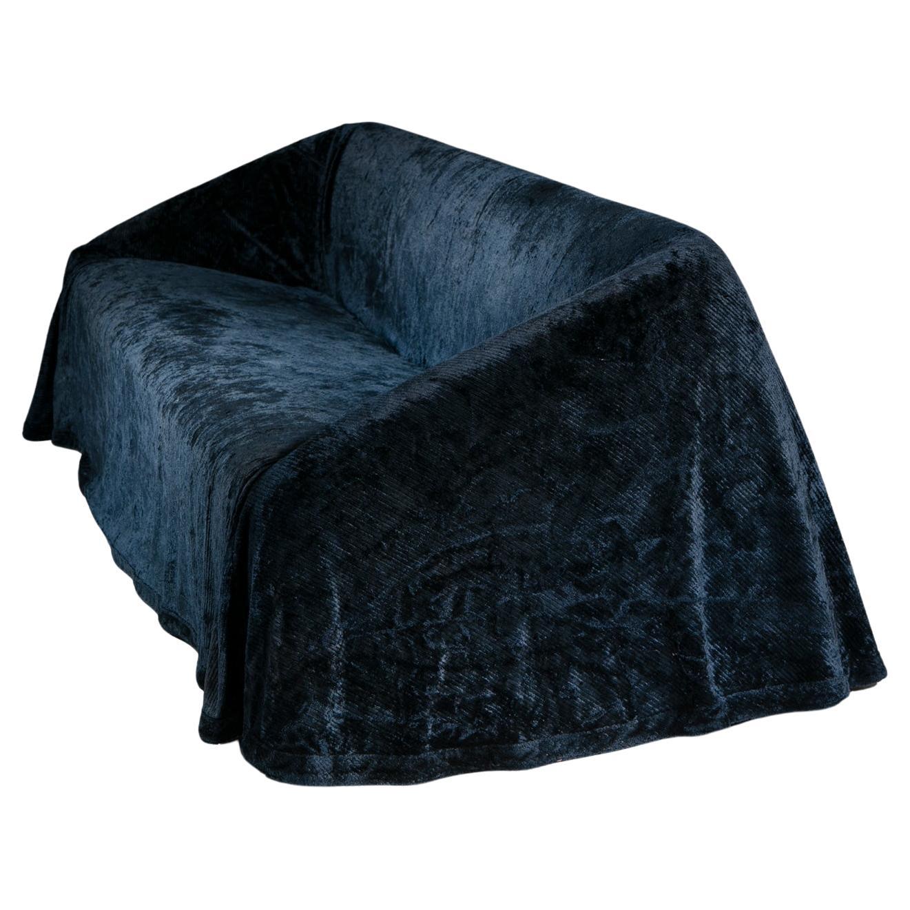 Blue "Mantilla" Sofa by Kazuide Takahama for Simon Gavina, Italy, 1974